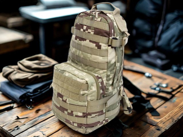 Tac Crew Light Strike Military Backpack | Compatible with all U.S. Military MOLLE | Camping, Tracking