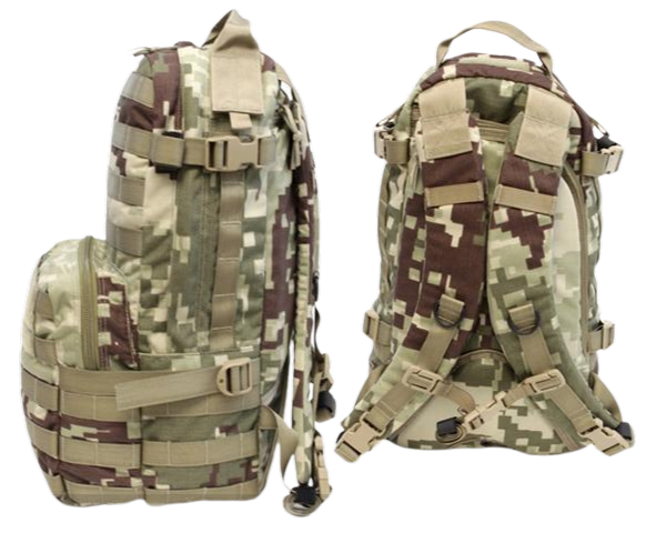 Tac Crew Light Strike Military Backpack | Compatible with all U.S. Military MOLLE | Camping, Tracking
