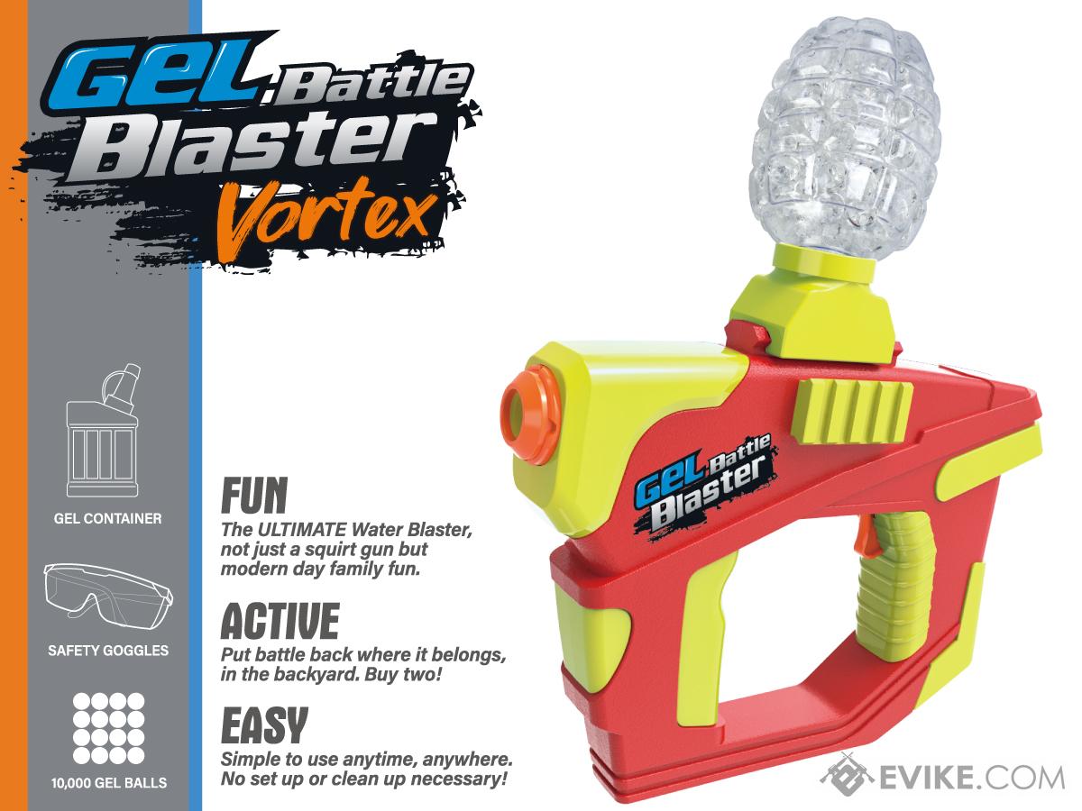 Gel Battle Blaster Water Gel / Hydro Ball Blaster - Vortex Ironman Red