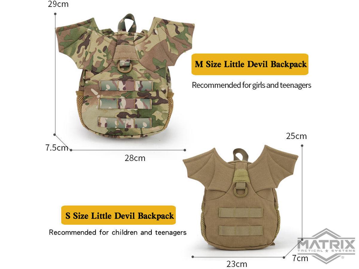 Tac Crew Little Devil Backpack for Kids & Lady | Camping, Tracking and School Bag