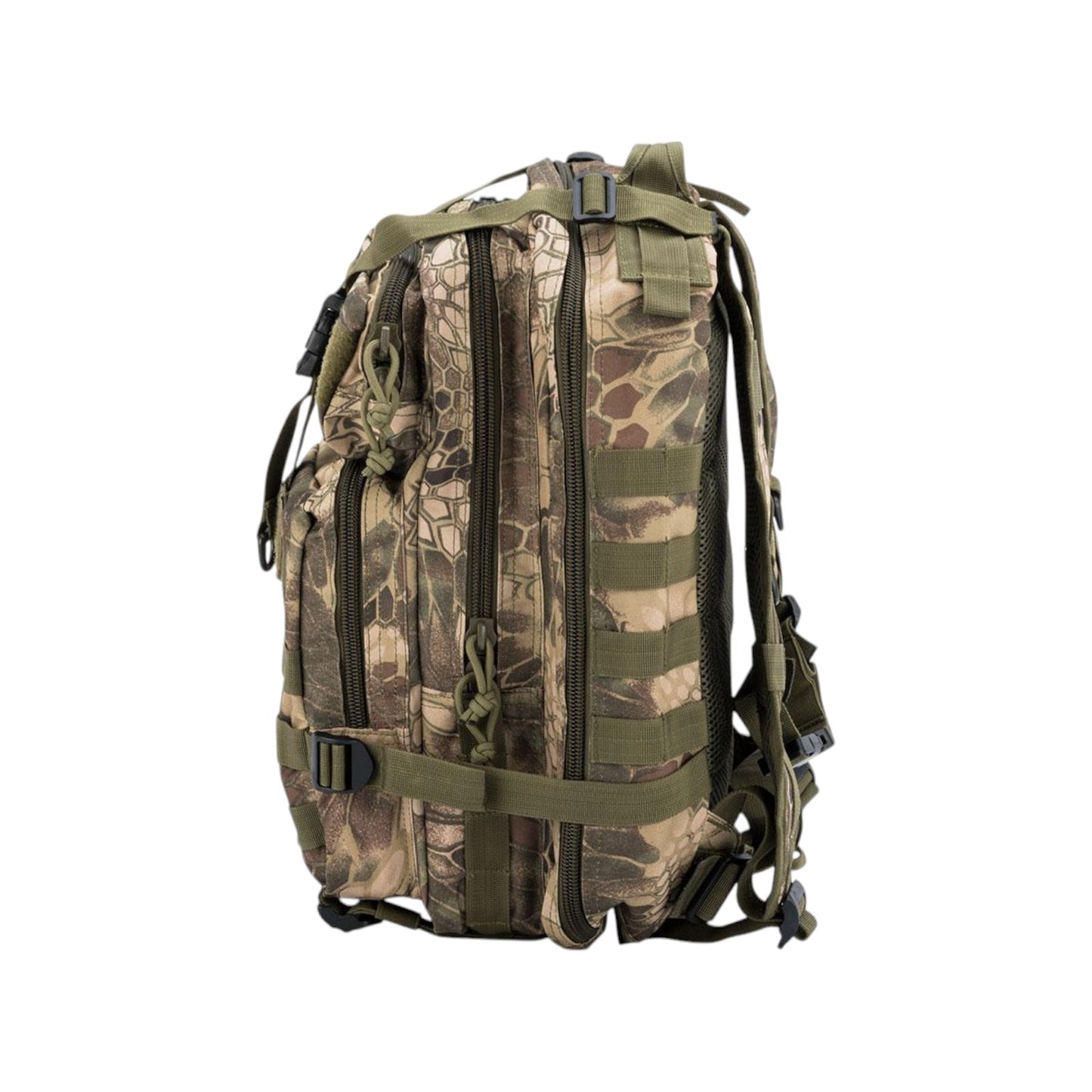 Tac Crew Urban Military MOLLE Backpack | Heavyweight Webbing | multi panel padding | Camping, Tracking
