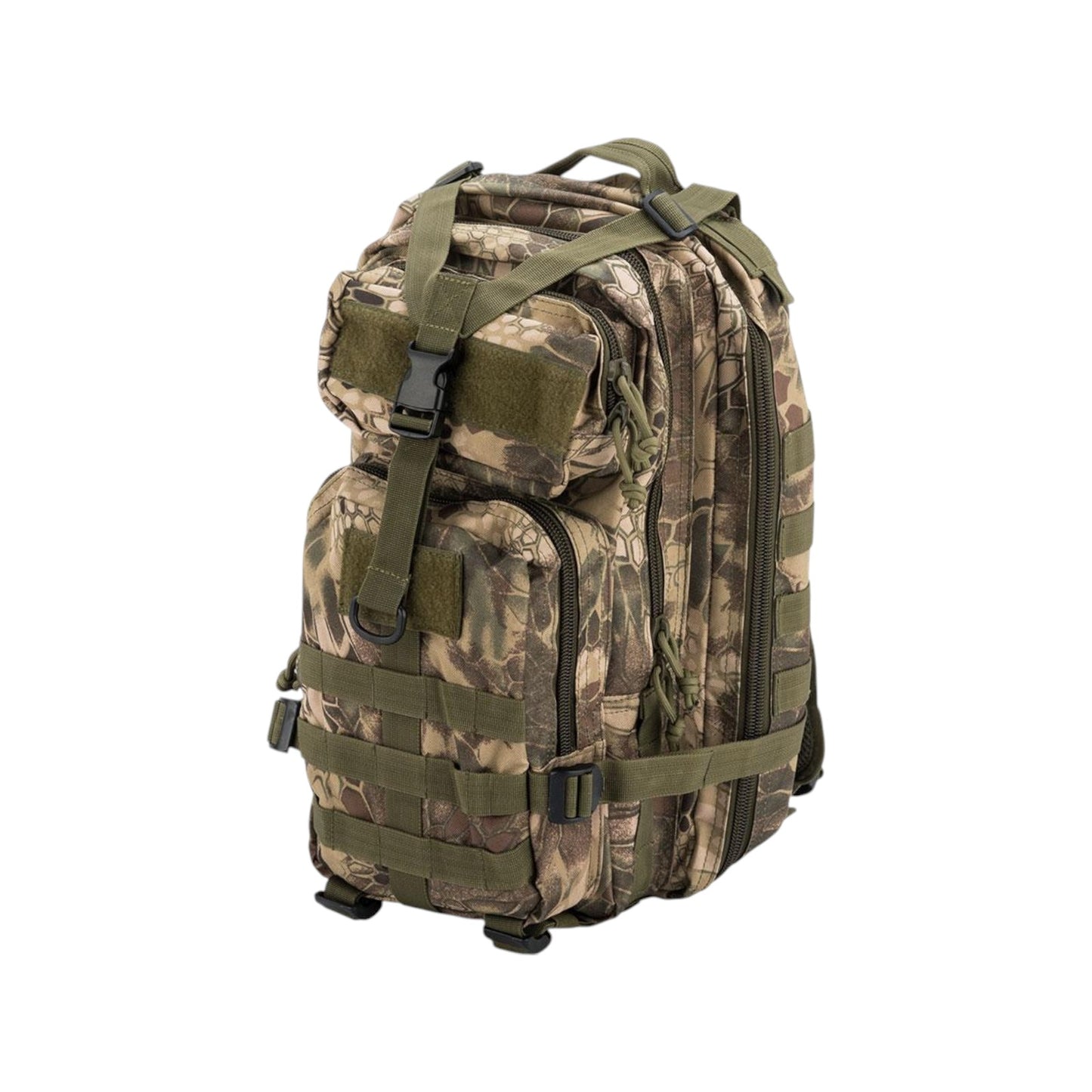 Tac Crew Urban Military MOLLE Backpack | Heavyweight Webbing | multi panel padding | Camping, Tracking