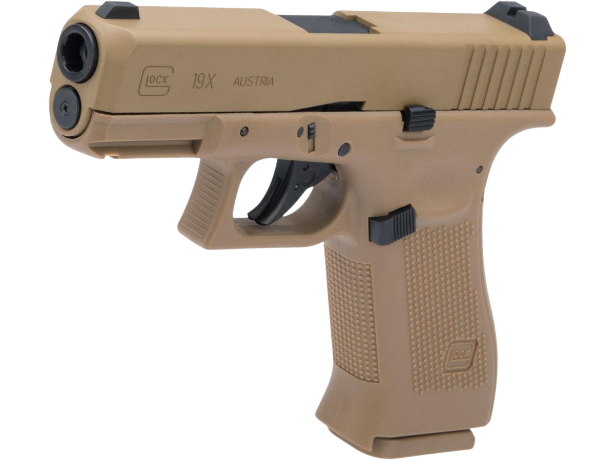 Air Gun Pistol Glock G19X Gen 3 Full Metal Body CO2 Blowback .177 cal | Free Gift (Holster, Gun case & Steel BBs)