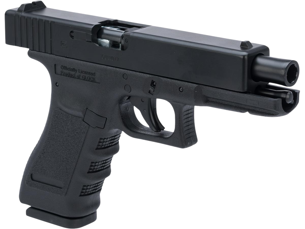 Air Gun Pistol Glock G17 Gen 3 with Laser & Flashlight Full Metal Body CO2 Blowback .177 cal | Free Gift (Holster,gun case & Steel BBS)