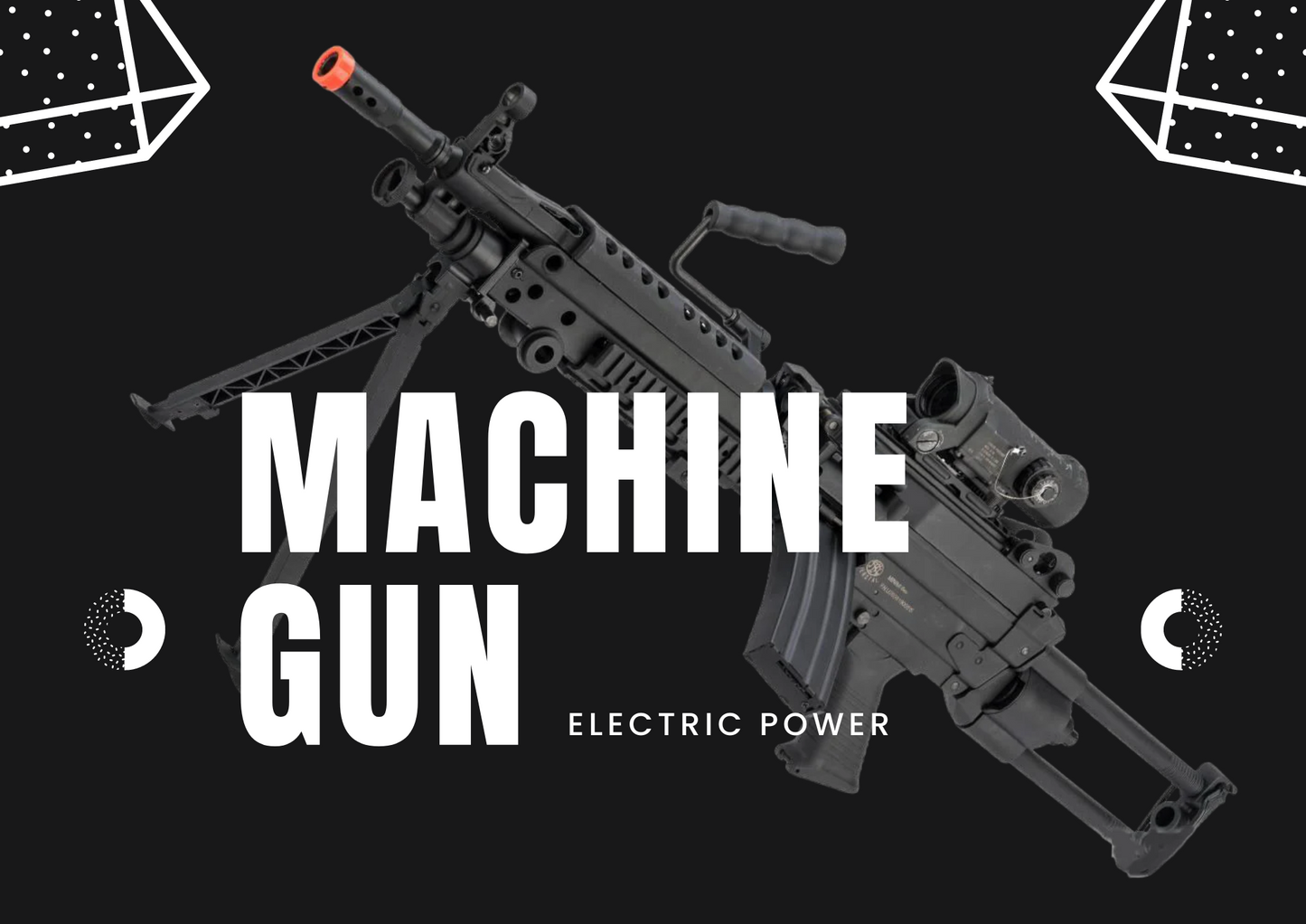 Airsoft Shooting Game - Machine Gun