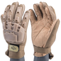 Knuckle Full Finger Tactical Gloves | Padded mesh and rubber aero vents | X-Large size only