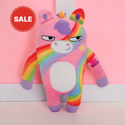 26" Shifty Eye Stan Unicorn Plush Toy