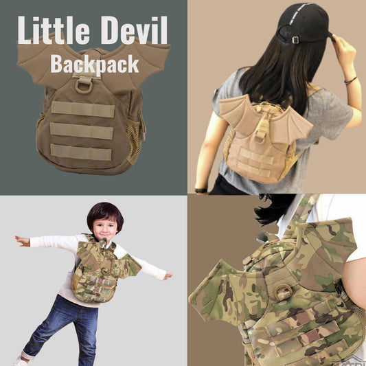 Tac Crew Little Devil Backpack for Kids & Lady | Camping, Tracking and School Bag