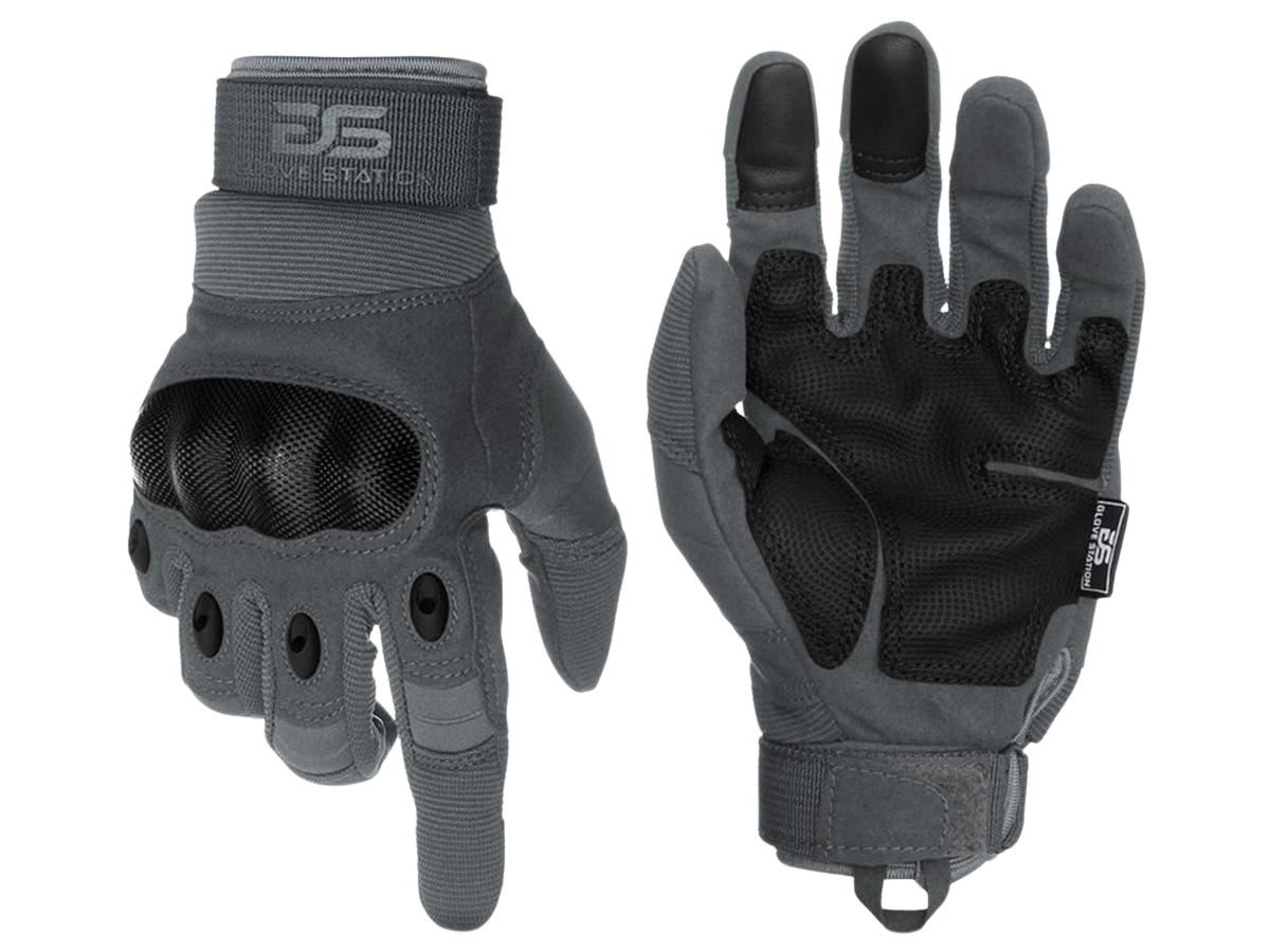 Tactical Gear Hard Knuckle Full Finger Tactical Gloves | Padded mesh and rubber aero vents |  maximize protection