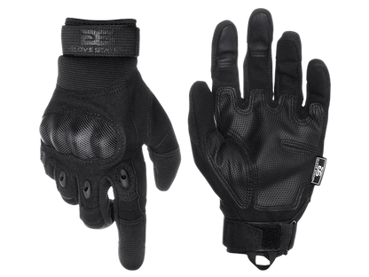 Tactical Gear Hard Knuckle Full Finger Tactical Gloves | Padded mesh and rubber aero vents |  maximize protection