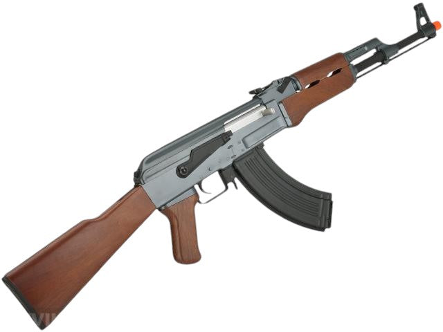 AK47 Airsoft AEG Rifle (Model: Faux Wood Furniture)