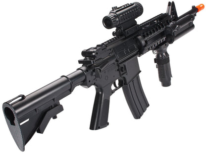 M4 Carbine F4-D Full Auto Airsoft LPAEG Airsoft AEG Rifle Package