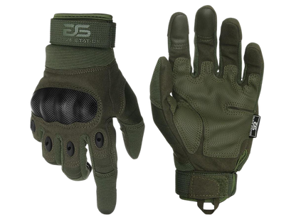 Tactical Gear Hard Knuckle Full Finger Tactical Gloves | Padded mesh and rubber aero vents |  maximize protection