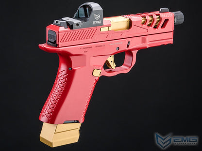 BSF-19 CO2 Powered 7.5 mm Gel Ball Pistol - Red Gold