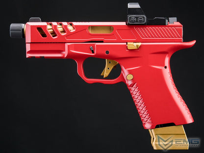 BSF-19 CO2 Powered 7.5 mm Gel Ball Pistol - Red Gold