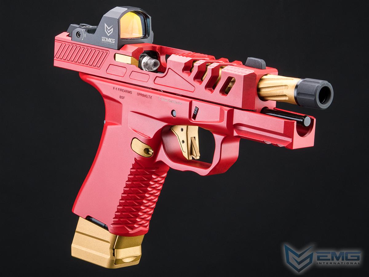 BSF-19 CO2 Powered 7.5 mm Gel Ball Pistol - Red Gold