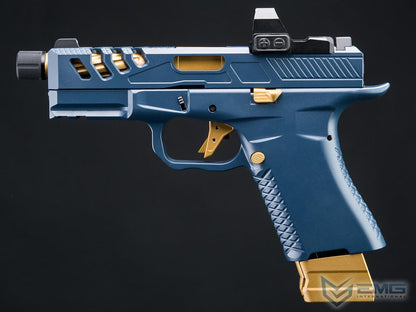 BSF-19 CO2 Powered 7.5 mm Gel Ball Pistol - Blue Gold