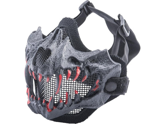 "Fangs" Lower Face Protection Mesh Mask Airsoft | Paintballs Mask