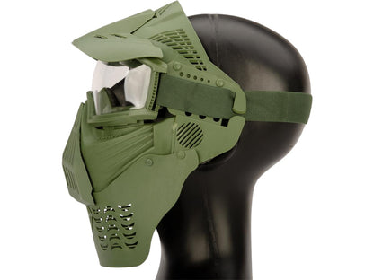 Transformer Modular Airsoft / Paintball Mask w/ Visor & Neck Guard