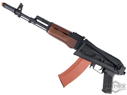 AK Series Airsoft AEG Rifle w/ G3 Electronic Trigger QD Spring Gearbox (Model: AKS-74N / Faux Wood)