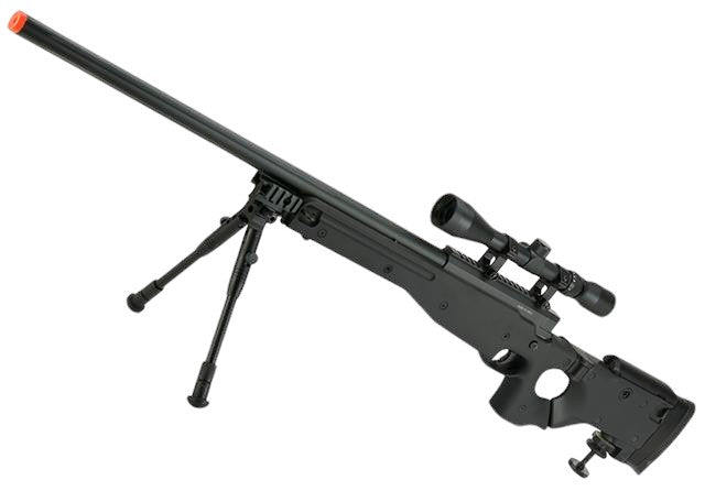 AW-338 MB08D Bolt Action Airsoft Sniper Rifle with Folding Stock by WELL