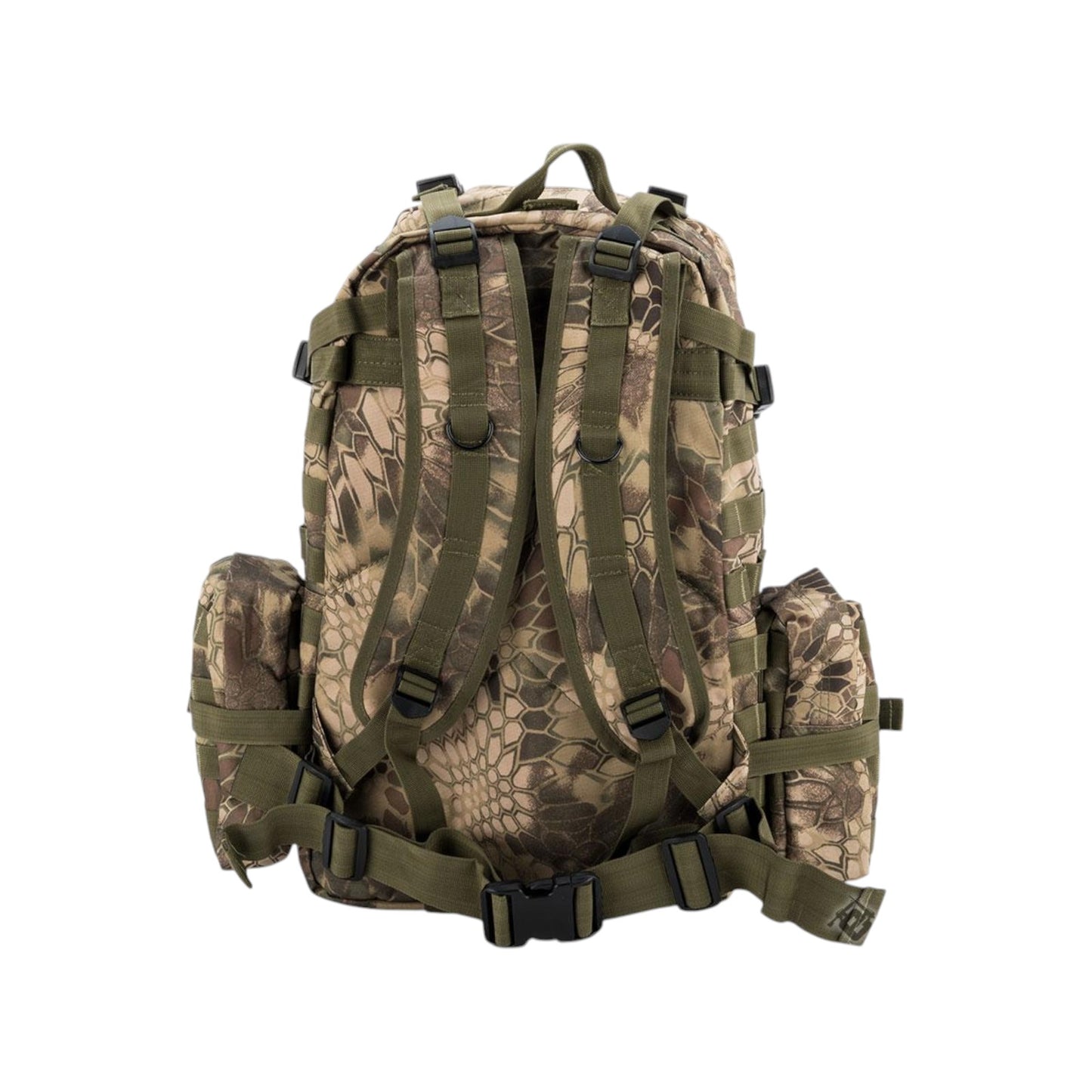Tac Crew 3-Day Mission Military MOLLE Backpack | Heavyweight Webbing | Detachable deployment pack, two side bag | Camping, Tracking