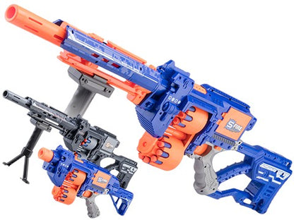 Blaze Storm "Vulcan" Foam Blaster Full Auto Electric Foam Dart Rifle with Drum Mag