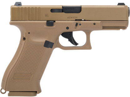 Air Gun Pistol Glock G19X Gen 3 Full Metal Body CO2 Blowback .177 cal | Free Gift (Holster, Gun case & Steel BBs)